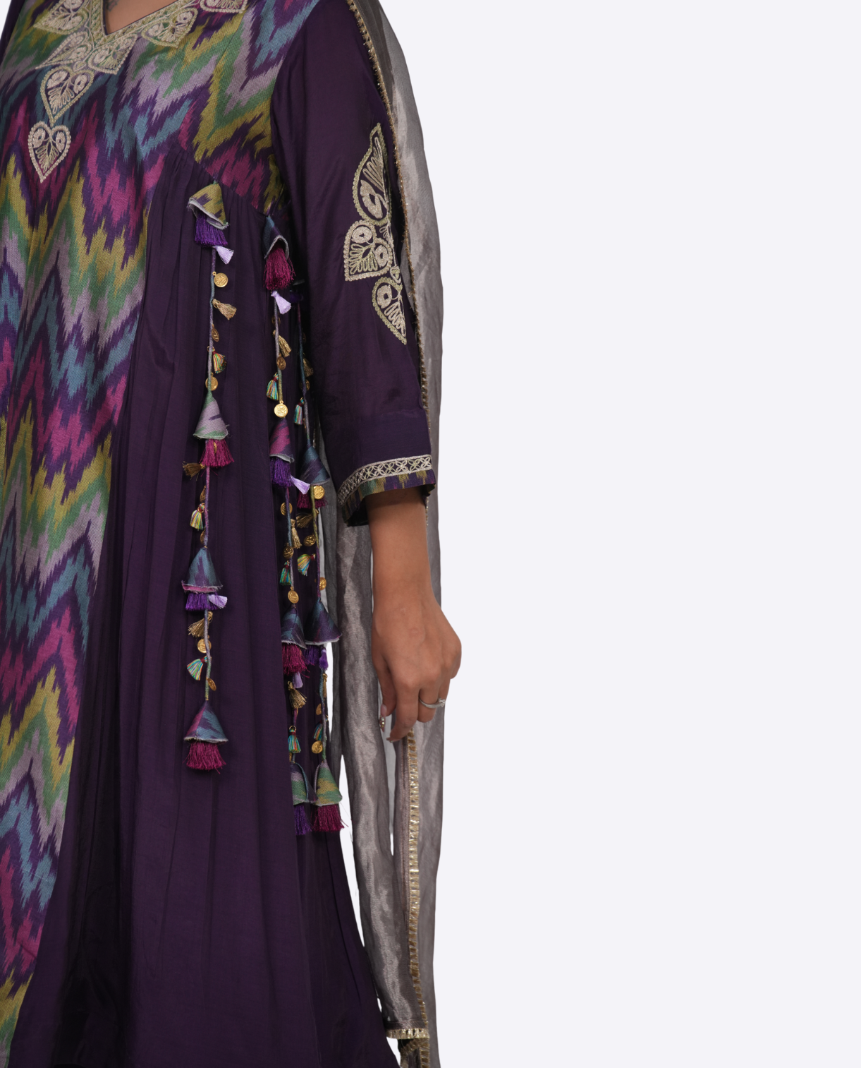 Cropped Faux Leather Jacket