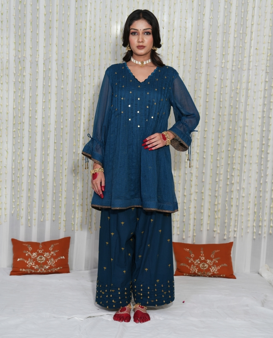 Neela  Kota kurta set