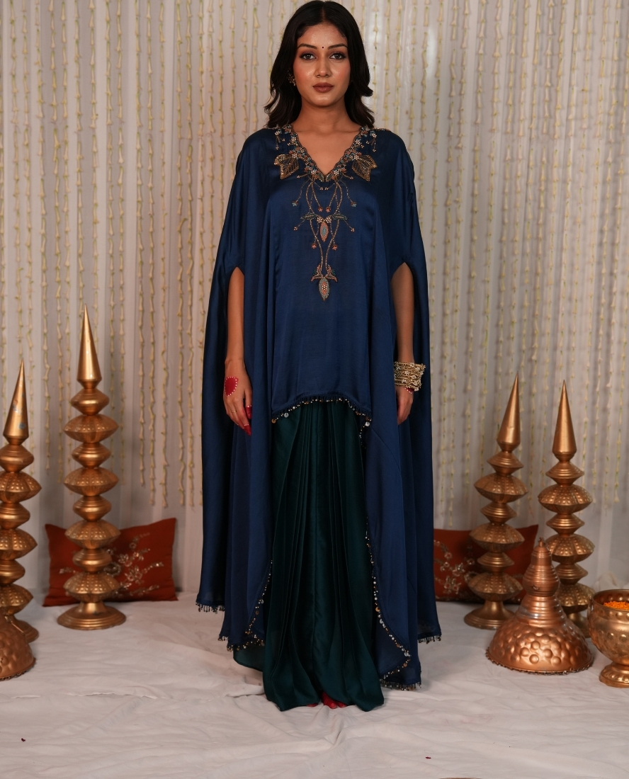 Kaftaan and skirt set.