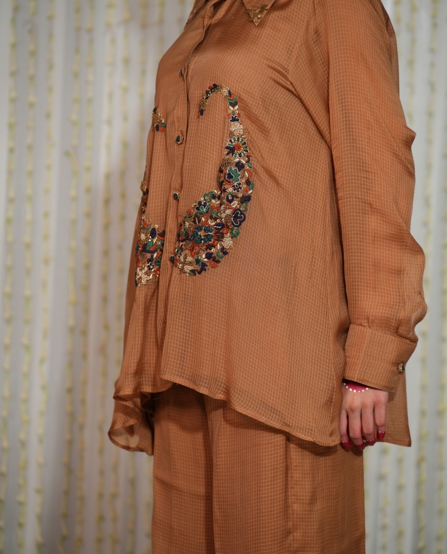 Cropped Faux Leather Jacket